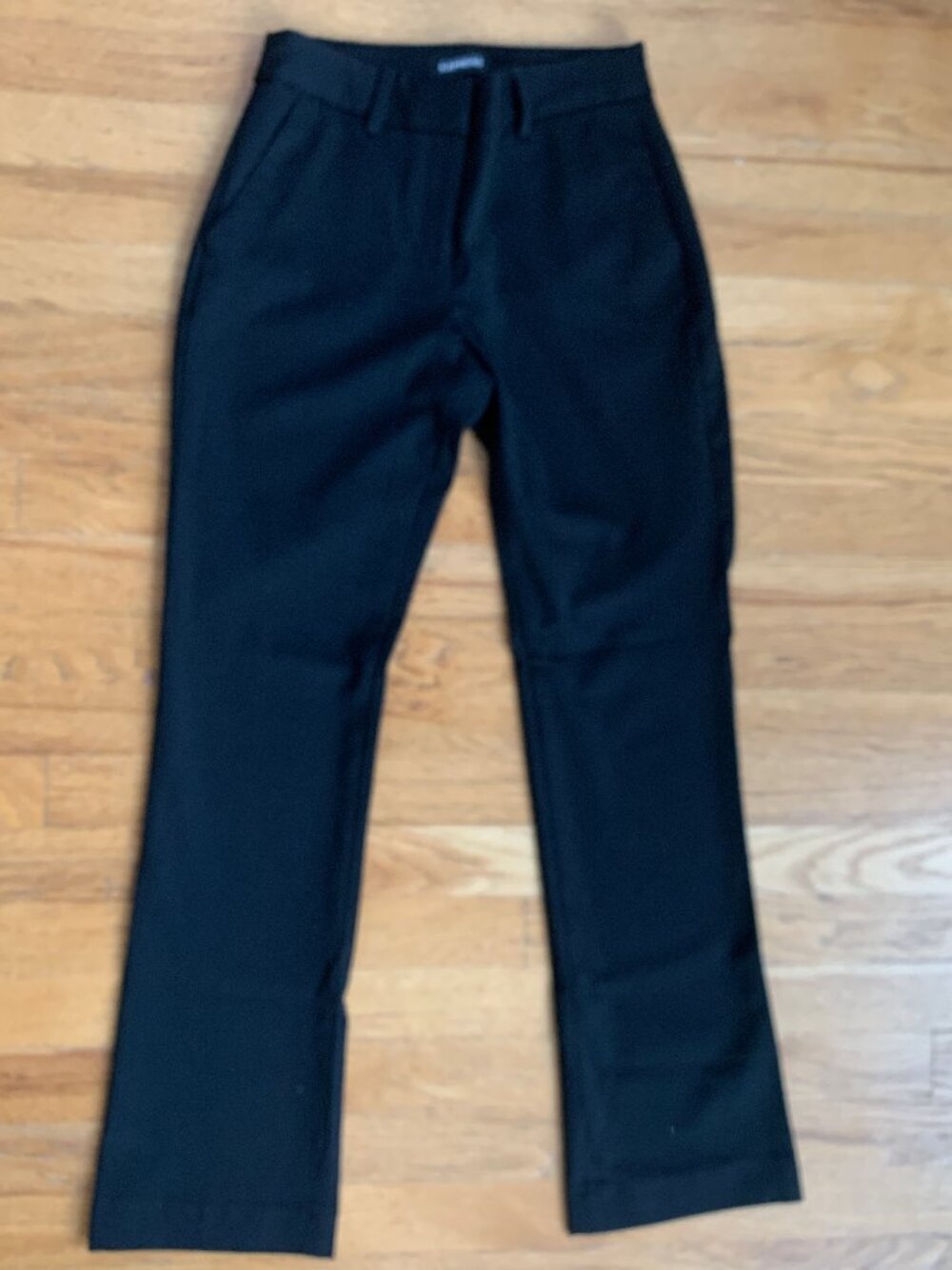 EUC 0S Express Mid-Rise Barely Boot Columnist Pants, Black